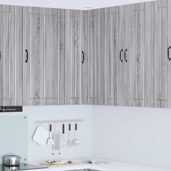 ARDEBO.de - Küchenhängeschrank Graues Sonoma 57 x 57 x 100 cm Holzwerkstoff