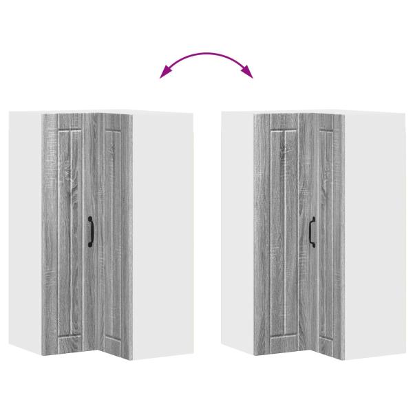 Küchenhängeschrank Graues Sonoma 57 x 57 x 100 cm Holzwerkstoff