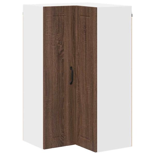 Küchenhängeschrank mit Tür Braun Eichen-Optik 57 x 57 x 100 cm