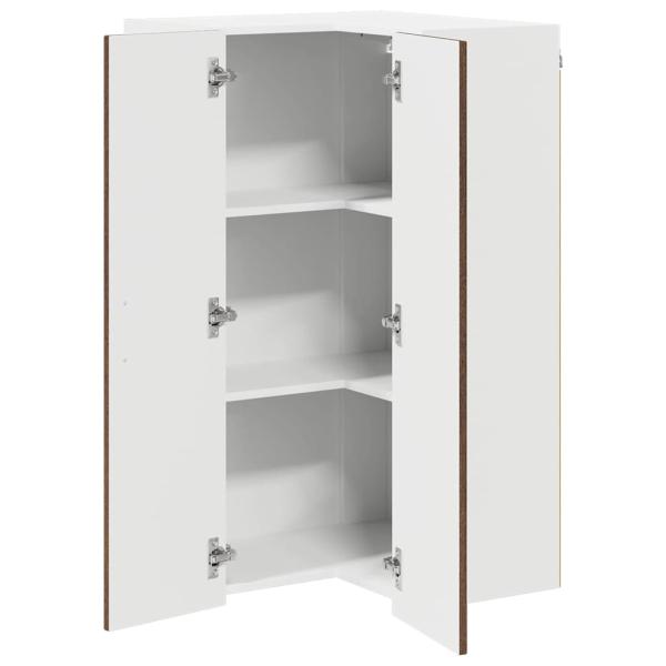 Küchenhängeschrank mit Tür Braun Eichen-Optik 57 x 57 x 100 cm