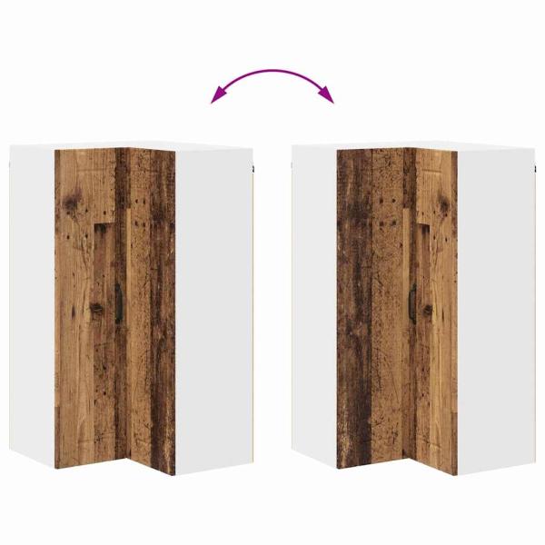 Küchenhängeschrank Altholz 57 x 57 x 100 cm Holzwerkstoff