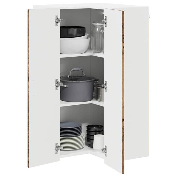 Küchenhängeschrank Altholz 57 x 57 x 100 cm Holzwerkstoff
