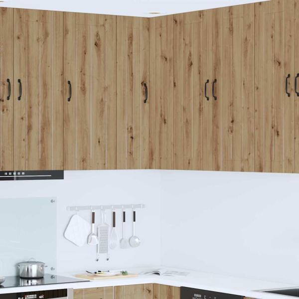 ARDEBO.de - Küchenhängeschrank Artisan-Eiche 57 x 57 x 100 cm Holzwerkstoff