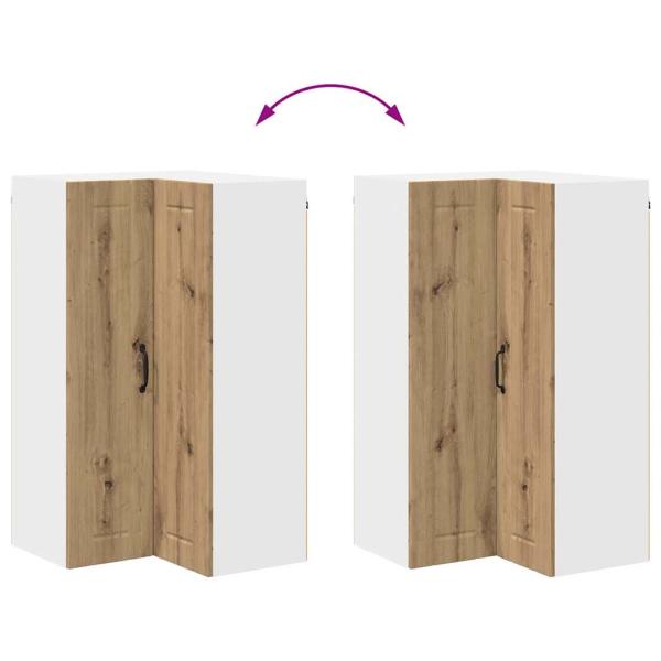 Küchenhängeschrank Artisan-Eiche 57 x 57 x 100 cm Holzwerkstoff
