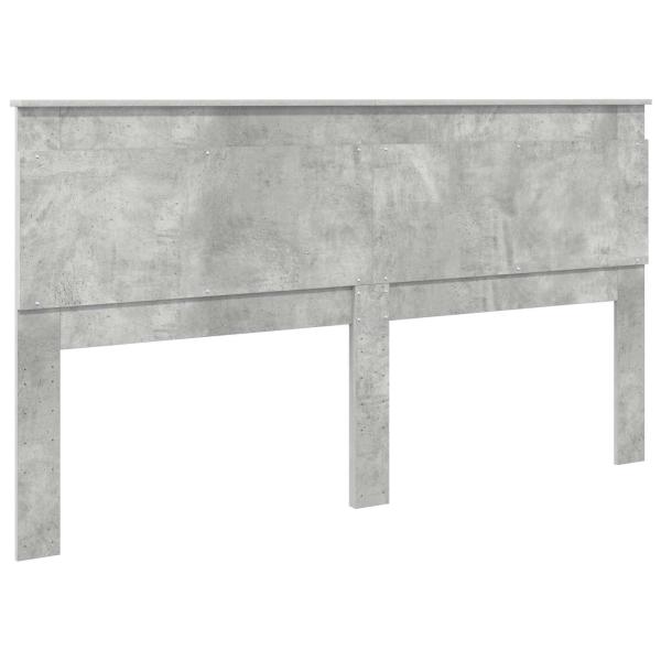 Kopfteil Beton Grau Holzwerkstoff