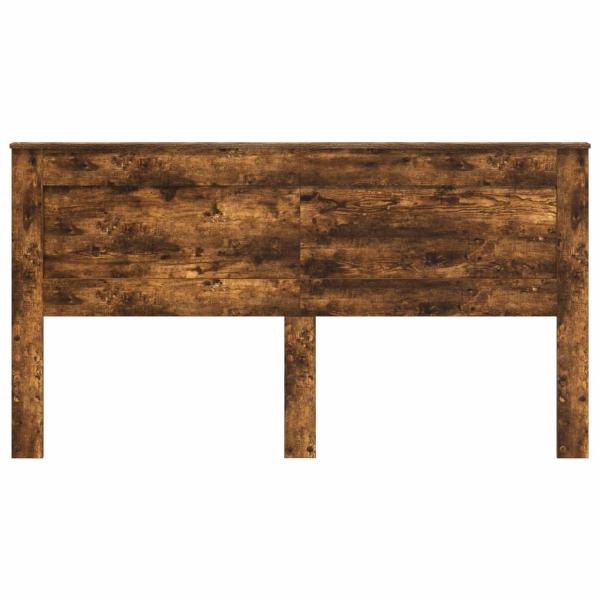 ARDEBO.de - Kopfteil mit Kopfteil Geräucherte Eiche 200 cm Holzwerkstoff