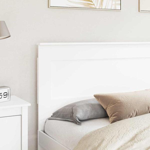 Kopfteil mit Kopfteil Weiß 180 cm Holzwerkstoff