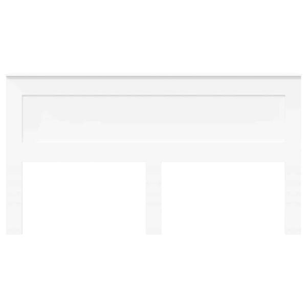 Kopfteil mit Kopfteil Weiß 180 cm Holzwerkstoff