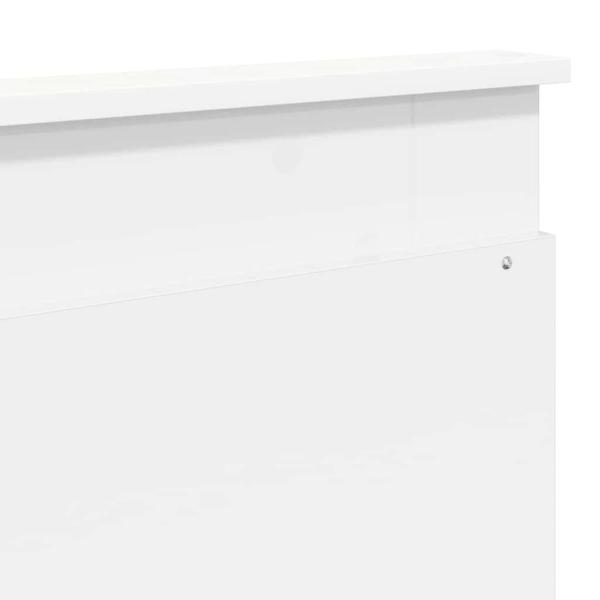 Kopfteil mit Kopfteil Weiß 180 cm Holzwerkstoff