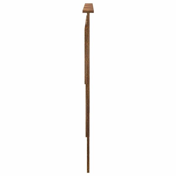 Kopfteil mit Kopfteil Geräucherte Eiche 180 cm Holzwerkstoff