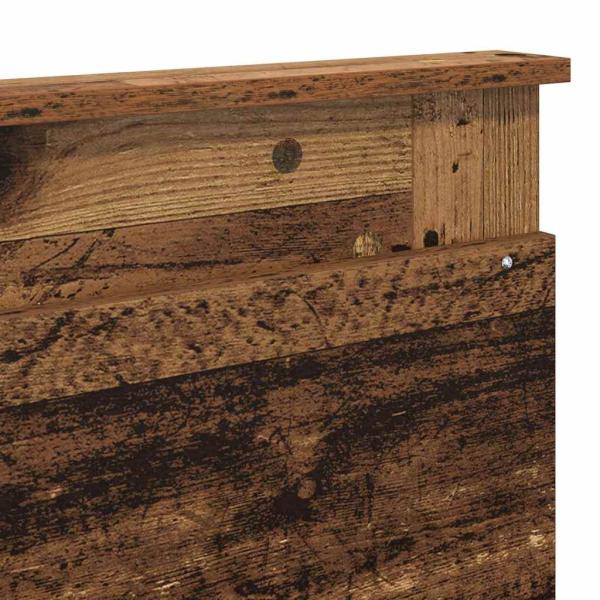 Kopfteil mit Kopfteil Altholz 180 cm Holzwerkstoff