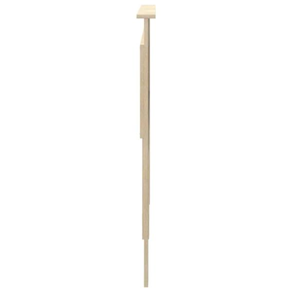 Kopfteil mit Kopfteil Sonoma-Eiche 160 cm Holzwerkstoff