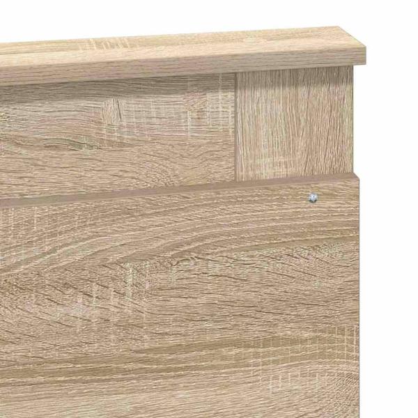 Kopfteil mit Kopfteil Sonoma-Eiche 160 cm Holzwerkstoff