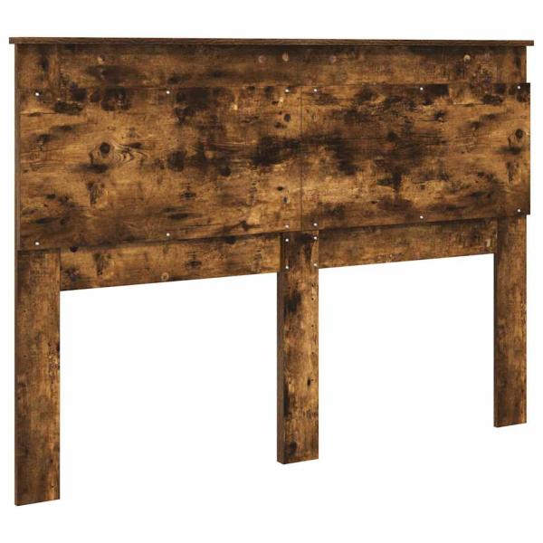 Kopfteil mit Kopfteil Geräucherte Eiche 160 cm Holzwerkstoff