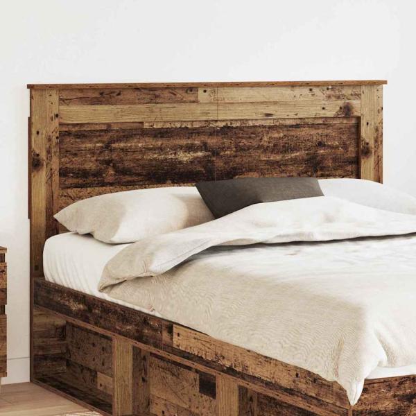 ARDEBO.de - Kopfteil mit Kopfteil Altholz 160 cm Holzwerkstoff