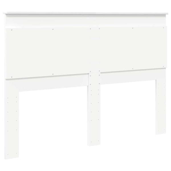 Kopfteil mit Kopfteil Weiß 150 cm Holzwerkstoff