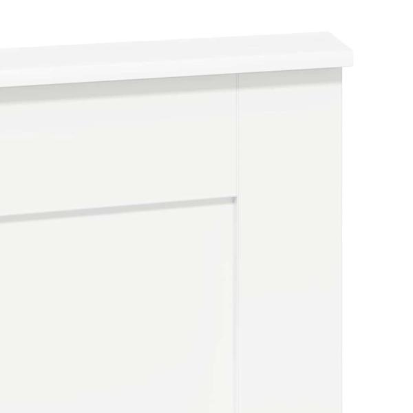 Kopfteil mit Kopfteil Weiß 150 cm Holzwerkstoff