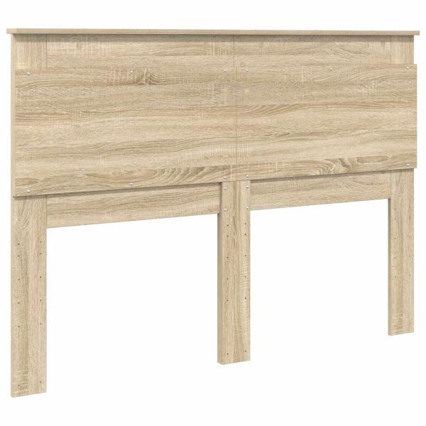 Kopfteil mit Kopfteil Sonoma-Eiche 150 cm Holzwerkstoff