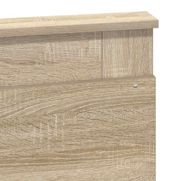 Kopfteil mit Kopfteil Sonoma-Eiche 150 cm Holzwerkstoff