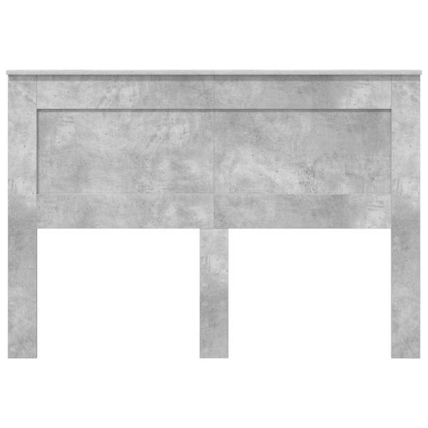 Kopfteil mit Kopfteil Beton Grau 150 cm Holzwerkstoff