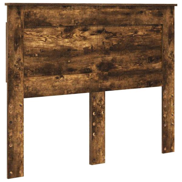 Kopfteil mit Kopfteil Geräucherte Eiche 135 cm Holzwerkstoff