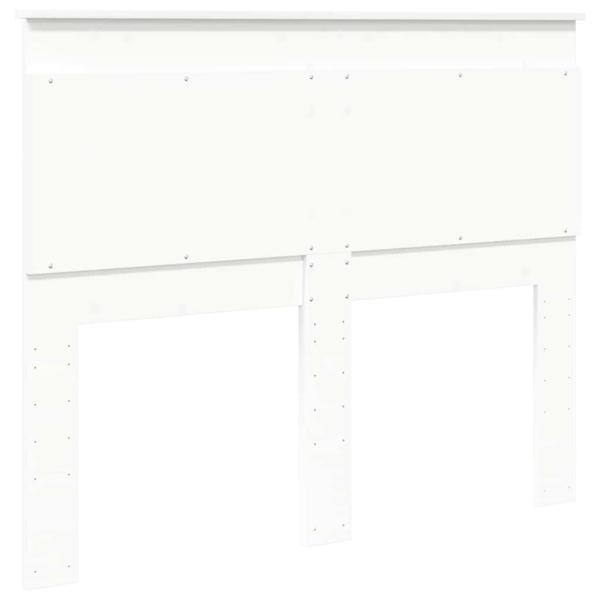 Kopfteil mit Kopfteil Weiß 120 cm Holzwerkstoff