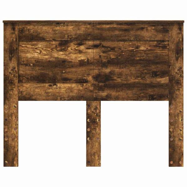 Kopfteil mit Kopfteil Geräucherte Eiche 120 cm Holzwerkstoff
