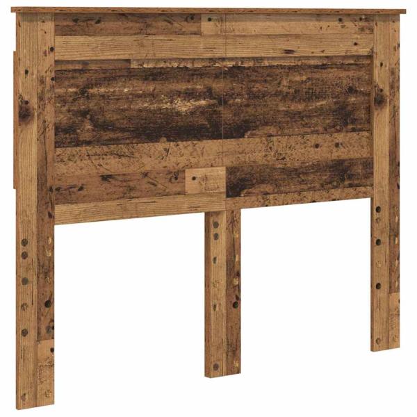 Kopfteil mit Kopfteil Altholz 120 cm Holzwerkstoff
