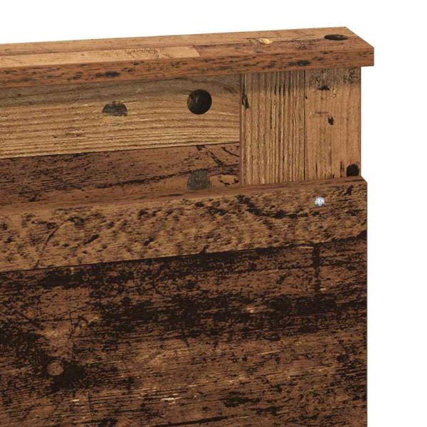 Kopfteil mit Kopfteil Altholz 120 cm Holzwerkstoff