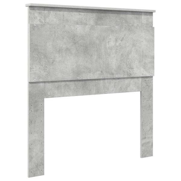 Kopfteil Beton Grau Holzwerkstoff