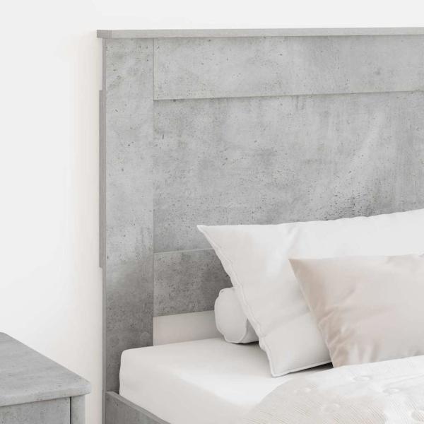 Kopfteil mit Kopfteil Beton Grau 90 cm Holzwerkstoff