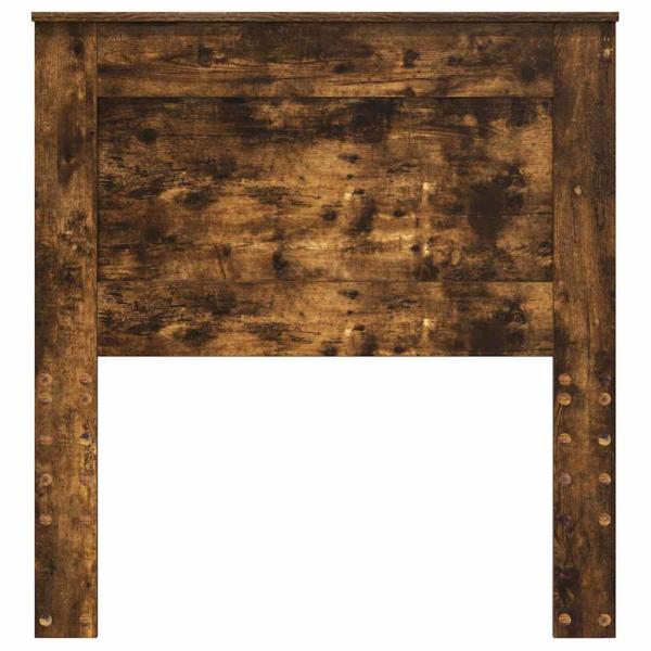 Kopfteil mit Kopfteil Geräucherte Eiche 90 cm Holzwerkstoff