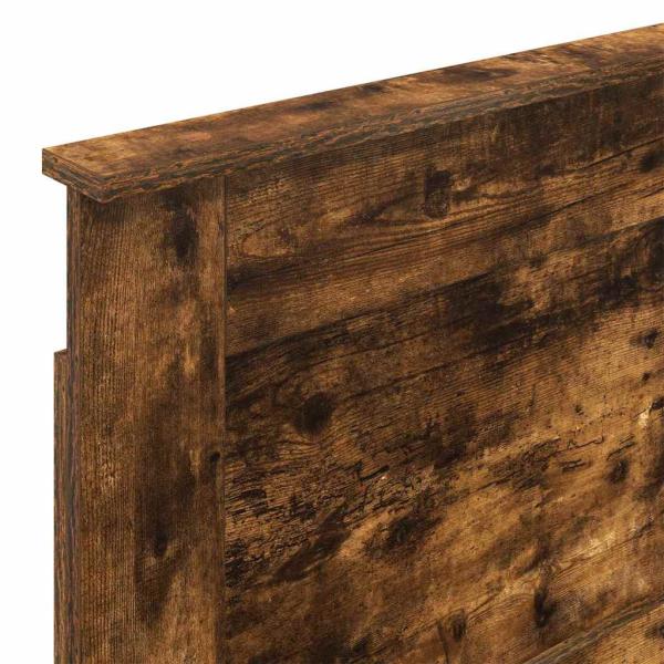 Kopfteil mit Kopfteil Geräucherte Eiche 90 cm Holzwerkstoff