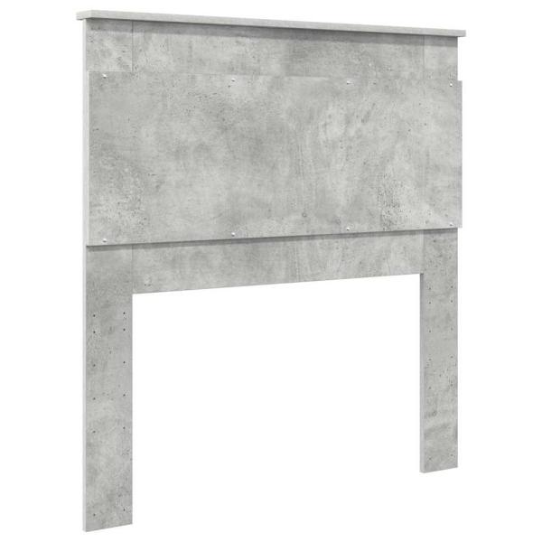 Kopfteil mit Kopfteil Beton Grau 80 cm Holzwerkstoff