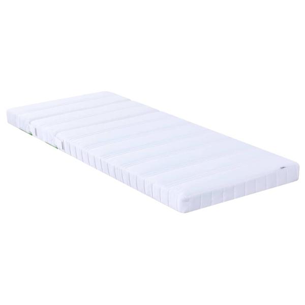 Bettgestell mit Matratze mit Kopfteil Braun 80 x 200 cm