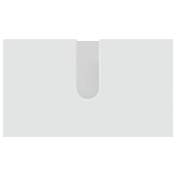 Badezimmermöbel Set 2 pcs Hochglanz-Weiß 61 x 35 x 64 cm