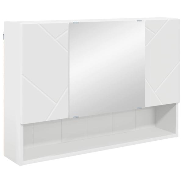Badezimmermöbel Set 2 pcs Weiß 76,5 x 35 x 64 cm Holzwerkstoff