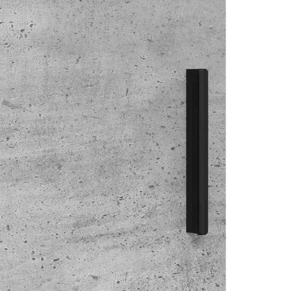 Badezimmermöbel Set mit Regal 3 pcs Betongrau 76,5 x 35 x 64 cm