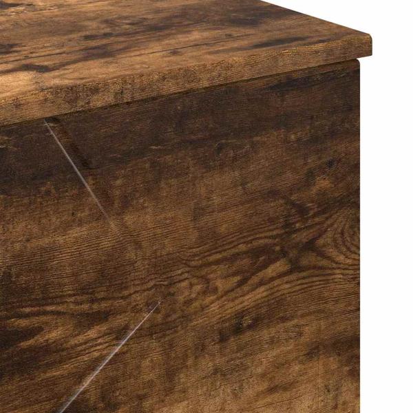 Badezimmermöbel Set 3 pcs Räuchereiche 76,5 x 35 x 64 cm