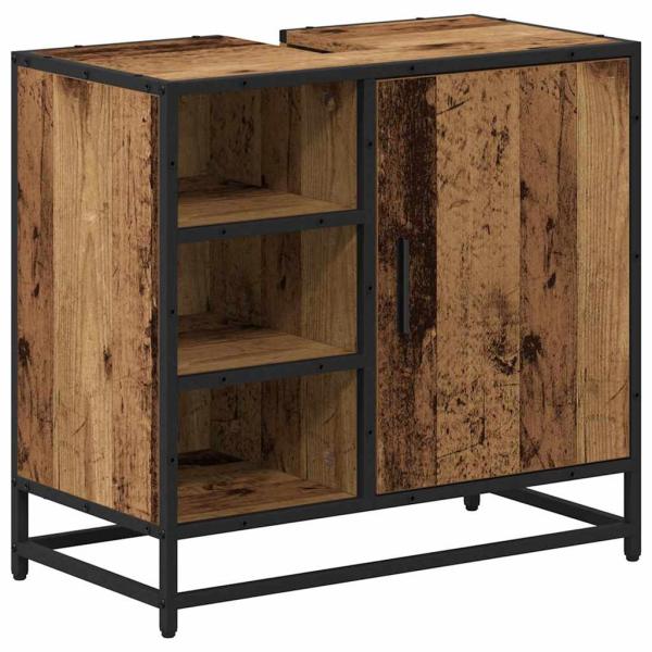 Badezimmermöbel Set 4 pcs Altholz 65 x 33 x 60 cm Holzwerkstoff