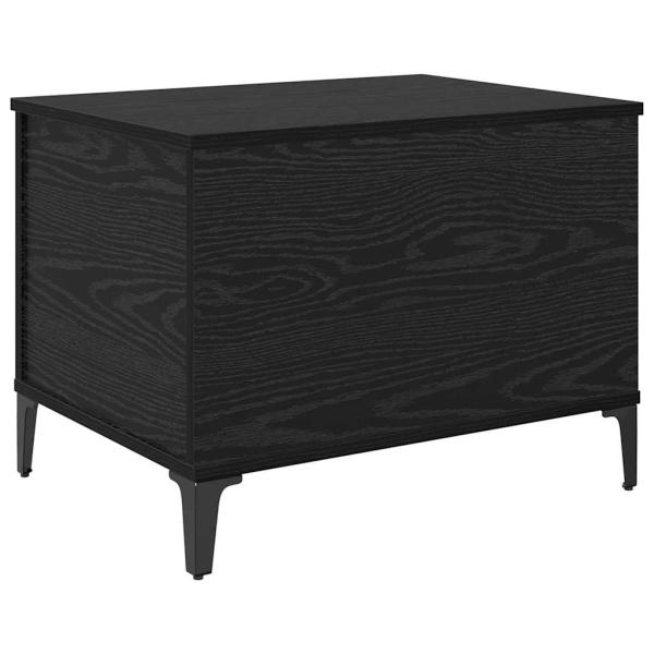 Couchtisch Schwarz Eichen-Optik 60 x 44.5 x 45 cm Holzwerkstoff