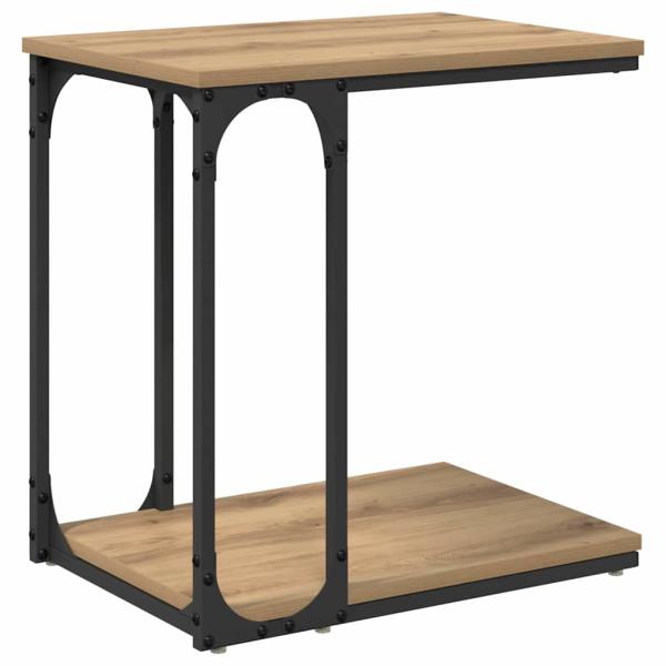 Beistelltisch Artisan-Eiche 50 x 35 x 52 cm Holzwerkstoff