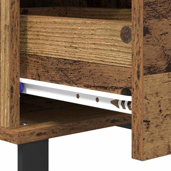Couchtisch Altholz 55 x 55 x 36,5 cm Holzwerkstoff