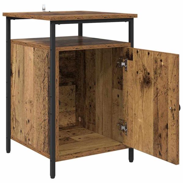 Nachttisch 2 pcs Altholz 40 x 42 x 60cm Holzwerkstoff