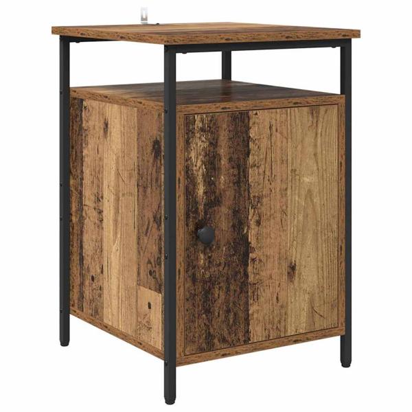 Nachttisch 2 pcs Altholz 40 x 42 x 60cm Holzwerkstoff