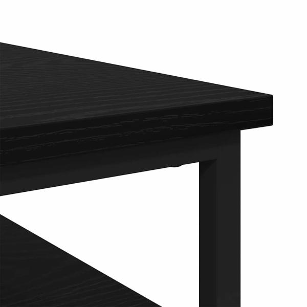 Nachttisch 2 pcs Schwarz Eichen-Optik 40 x 42 x 60cm