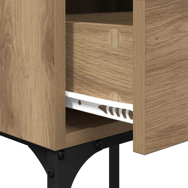 Nachttisch 2 pcs Artisan-Eiche 40 x 29 x 60 cm Holzwerkstoff