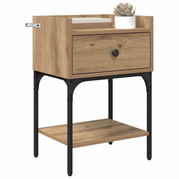 Nachttisch 2 pcs Artisan-Eiche 40 x 29 x 60 cm Holzwerkstoff