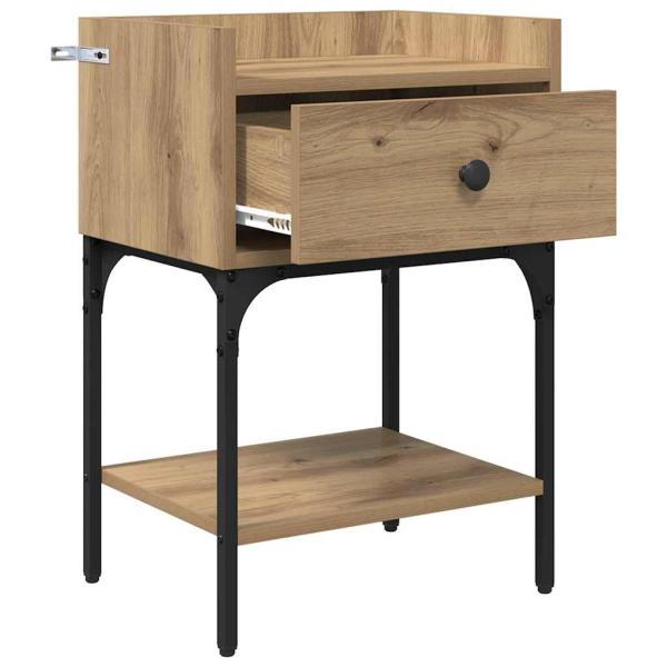 Nachttisch 2 pcs Artisan-Eiche 40 x 29 x 60 cm Holzwerkstoff