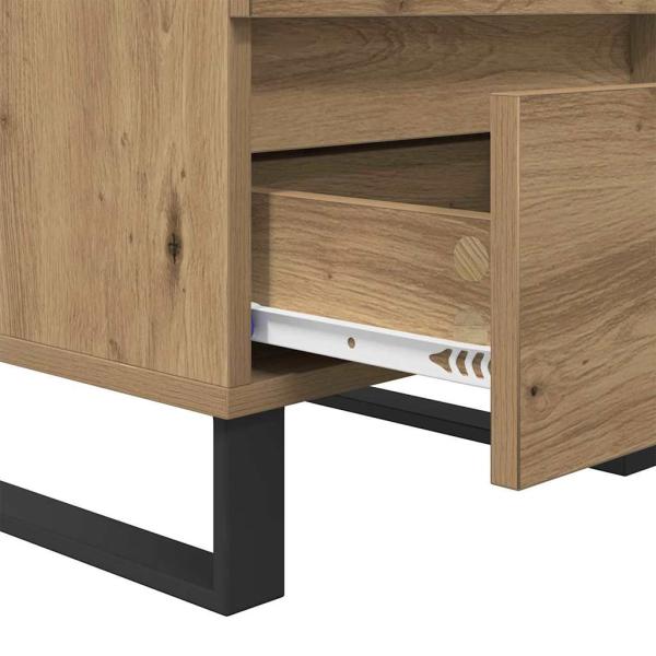 Nachttisch 2 pcs Artisan-Eiche 40 x 35 x 50 cm Holzwerkstoff